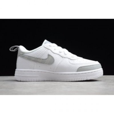 Nike Çocuk Air Force 1 '07 Lv8 Utility Beyaz / Gri / Siyah Kaykay Ayakkabı Türkiye - B7G7HZZF